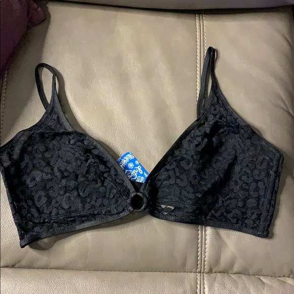 Free People Toni Bralette In Black - Picture 5 of 10